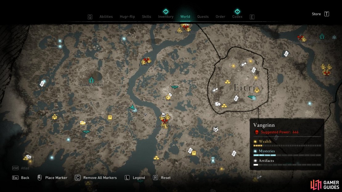 The location of the Seed of Travi mystery.