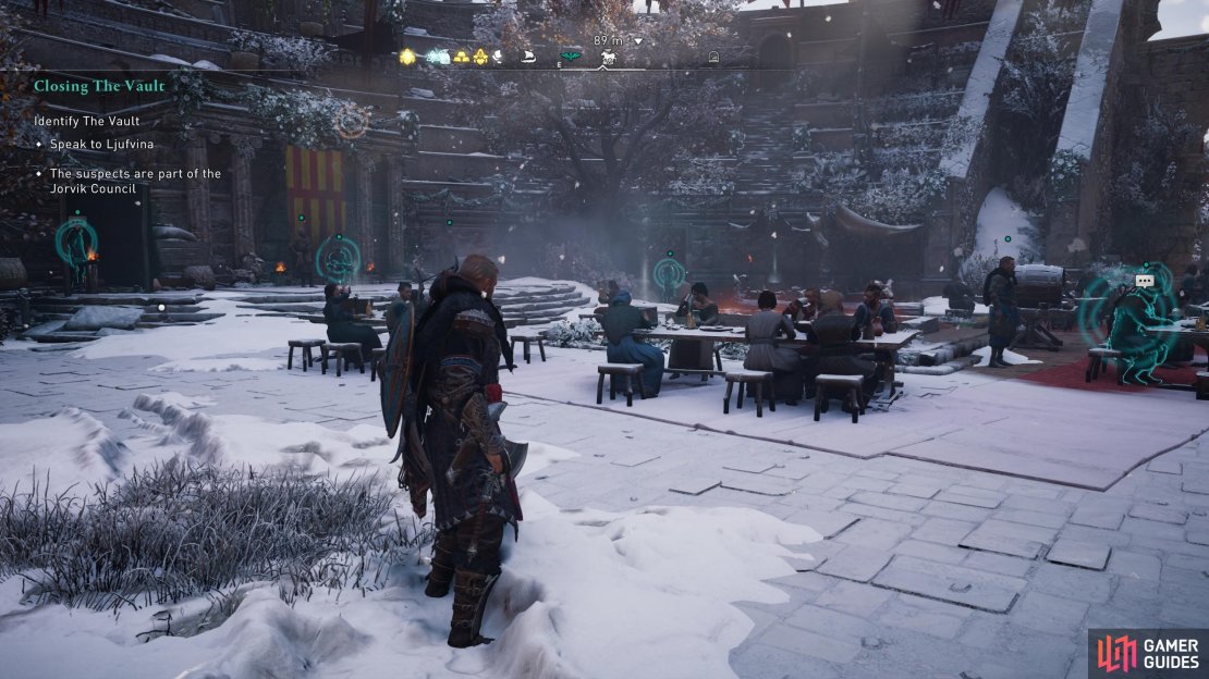 You&rsquo;ll need to speak with all four council members at the Yuletide.