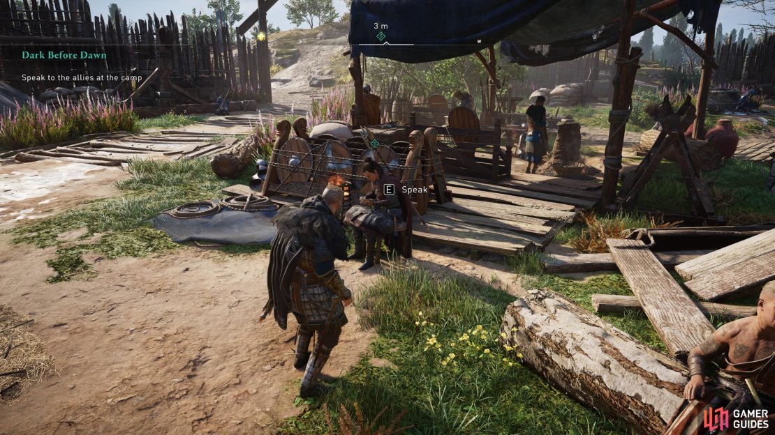 Speak with Goll at Sigfred&rsquo;s Forward Camp to begin the quest.