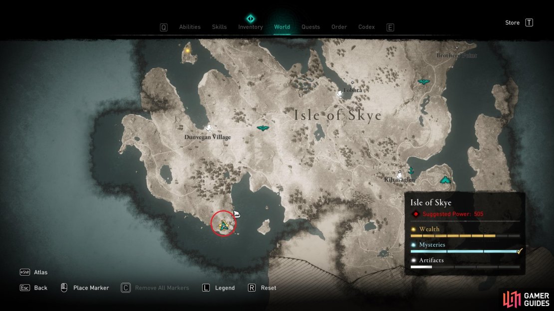 The location of the Spear of Leonidas.