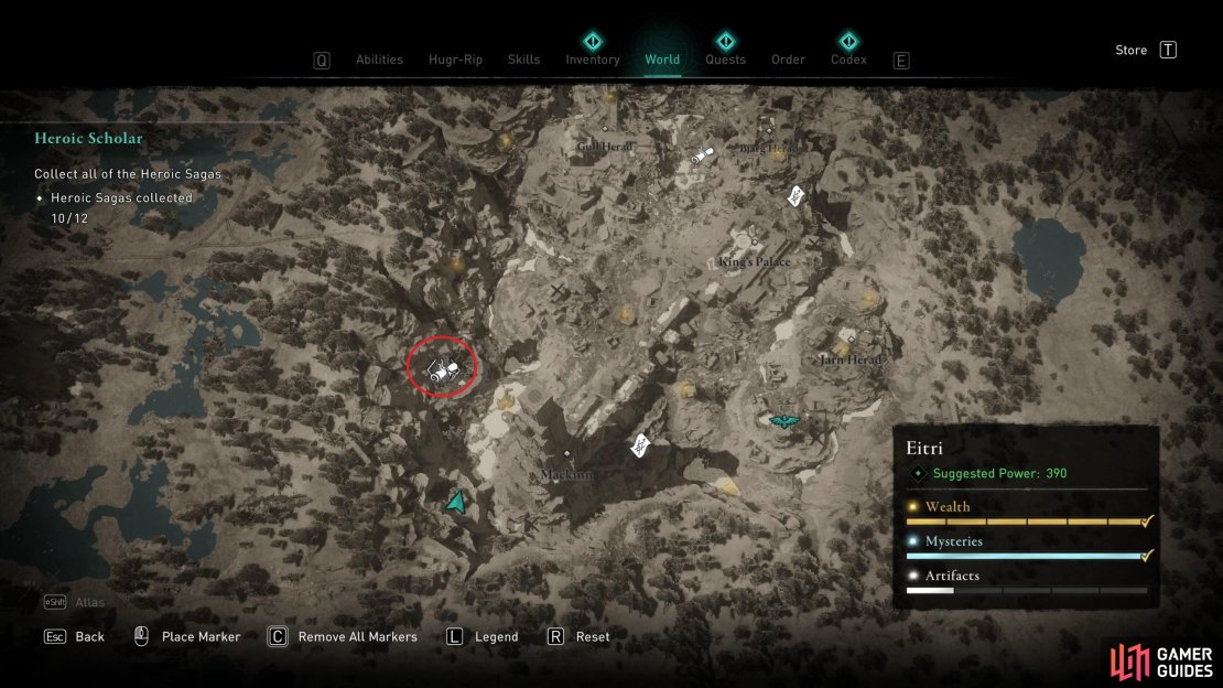 The location of the building where the Gaefuleysi and the Spikey Giant saga can be found.