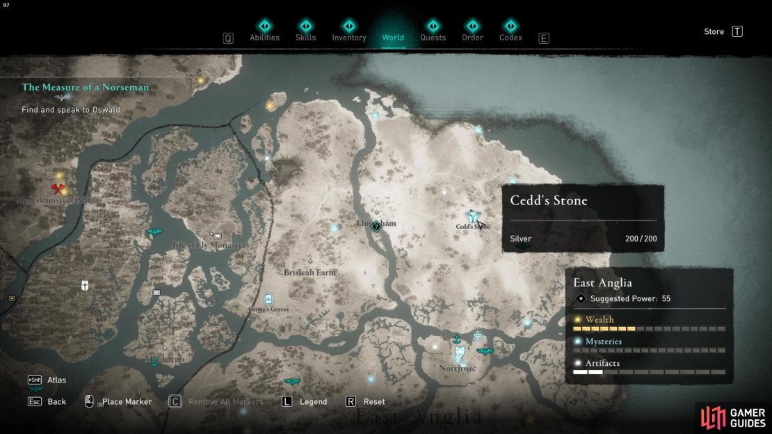 To unlock Green Children of Anglia, you&rsquo;ll first need to make an offering at Cedd&rsquo;s Stone. 
