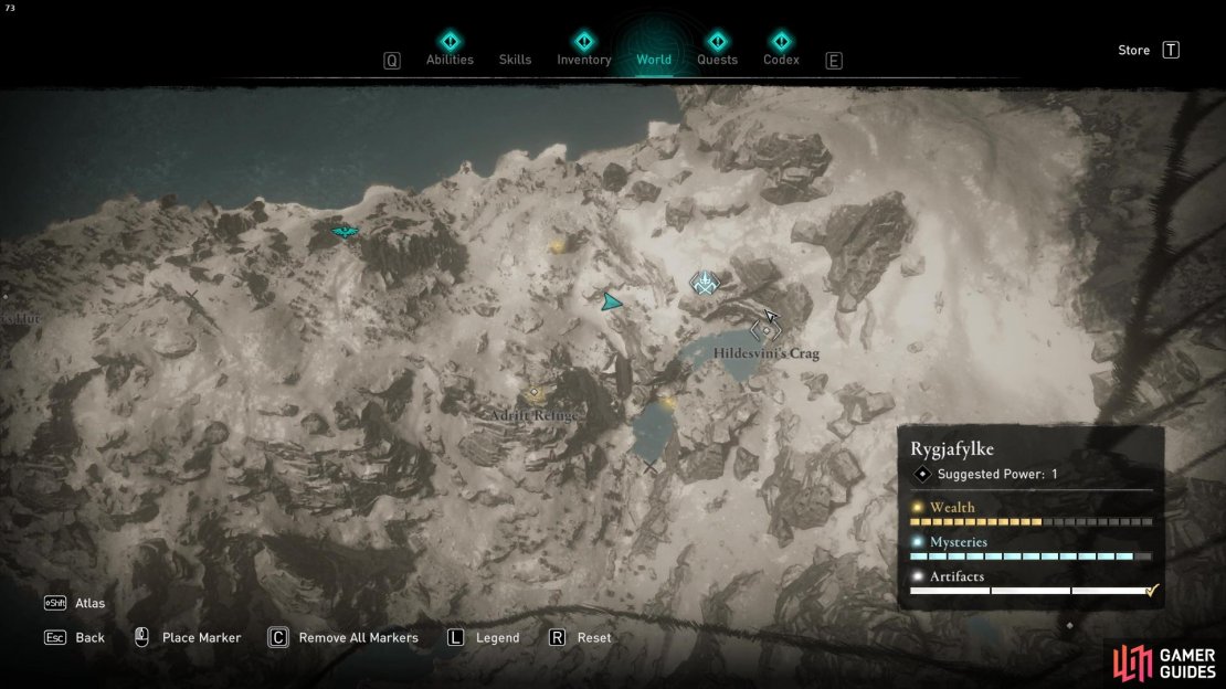 Location: Erik Loyalskull the Lost Drengr, found in Hildesvini&rsquo;s Crag.