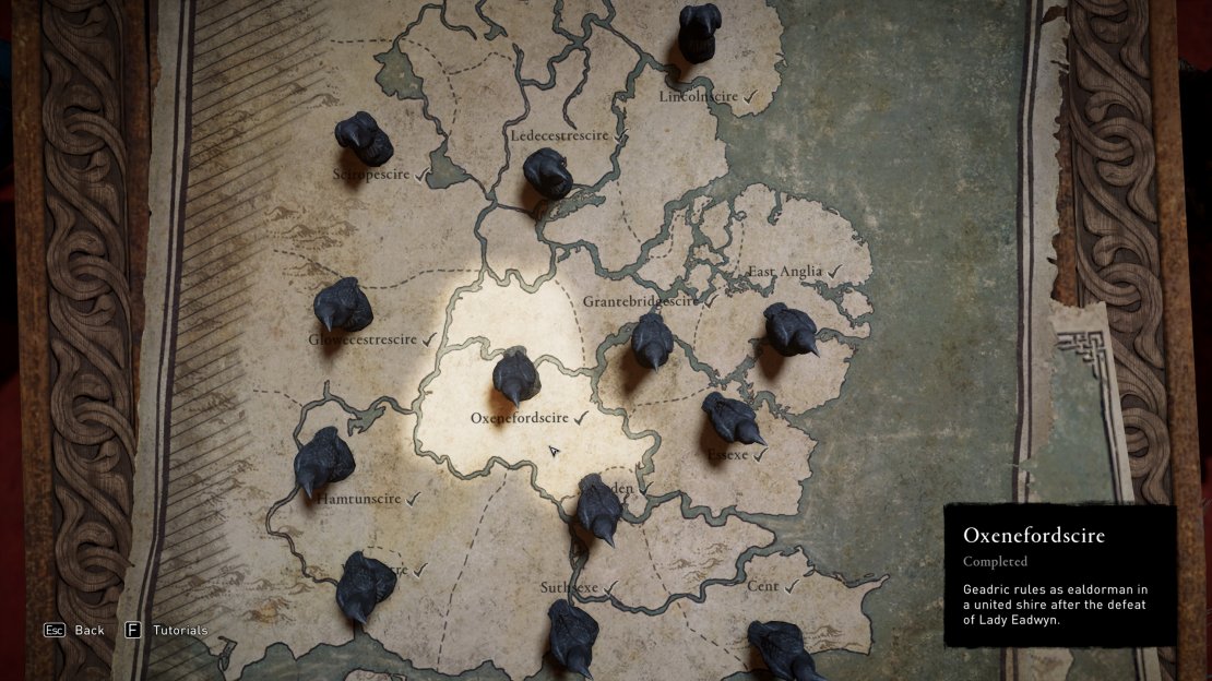 All of the regional arcs for Norway, England, and Vinland must be completed.