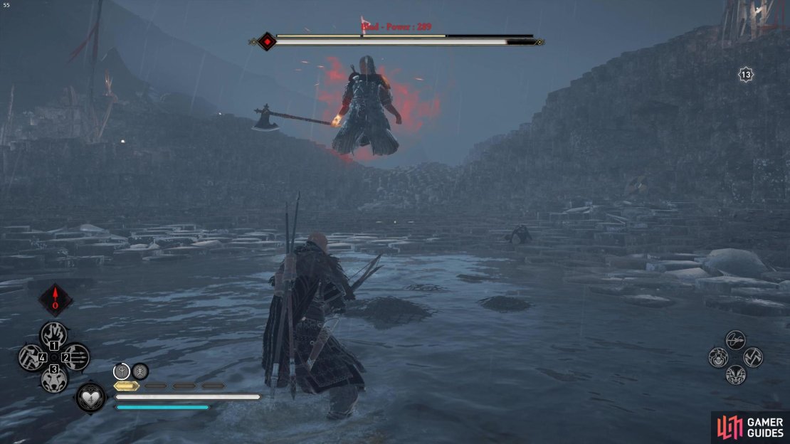 Watch out for when she jumps into the air! 