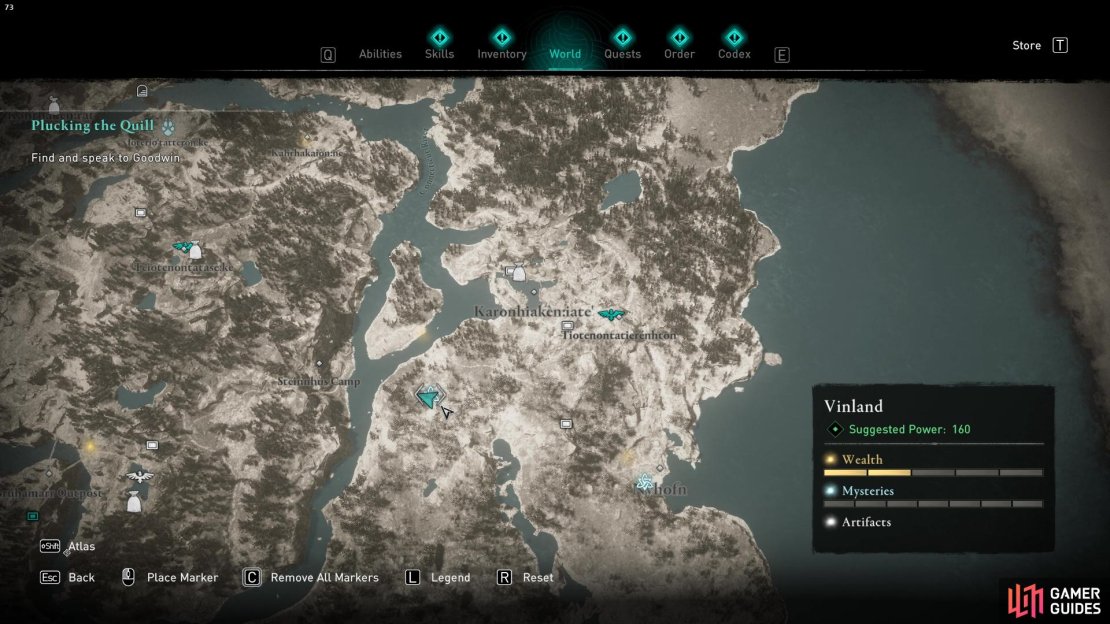 Location: A Dead Man&rsquo;s Tale mystery.