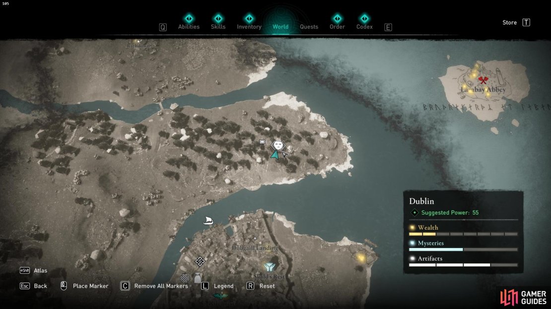 This artifact is found north of Dublin city.
