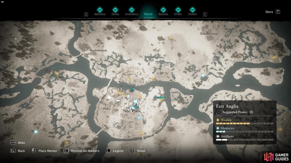 Location: Edmund&rsquo;s Arrows Mystery. 