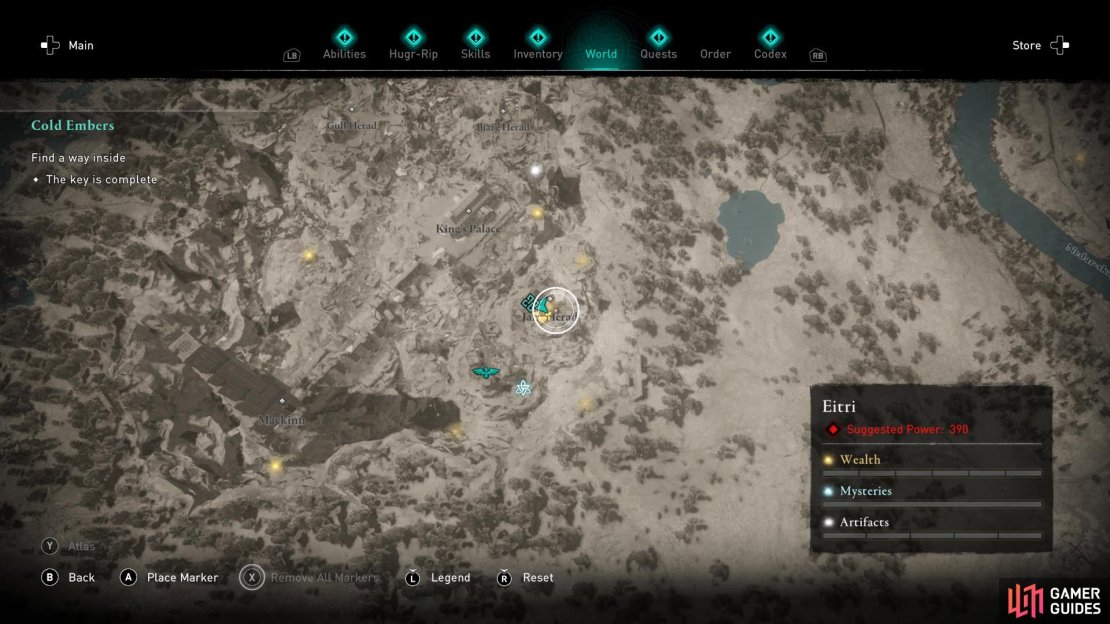 Jarn Herad is found in the southeast of Eitri.
