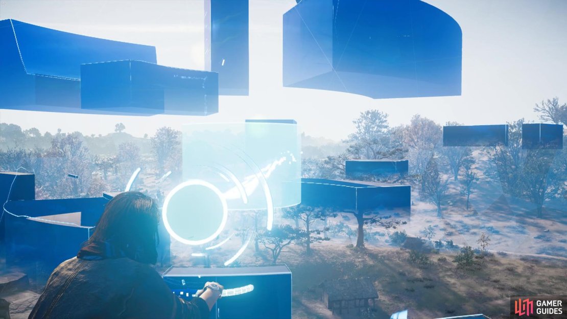 You&rsquo;ll need to use the light beams to stabilize different unstable structures throughout the course.