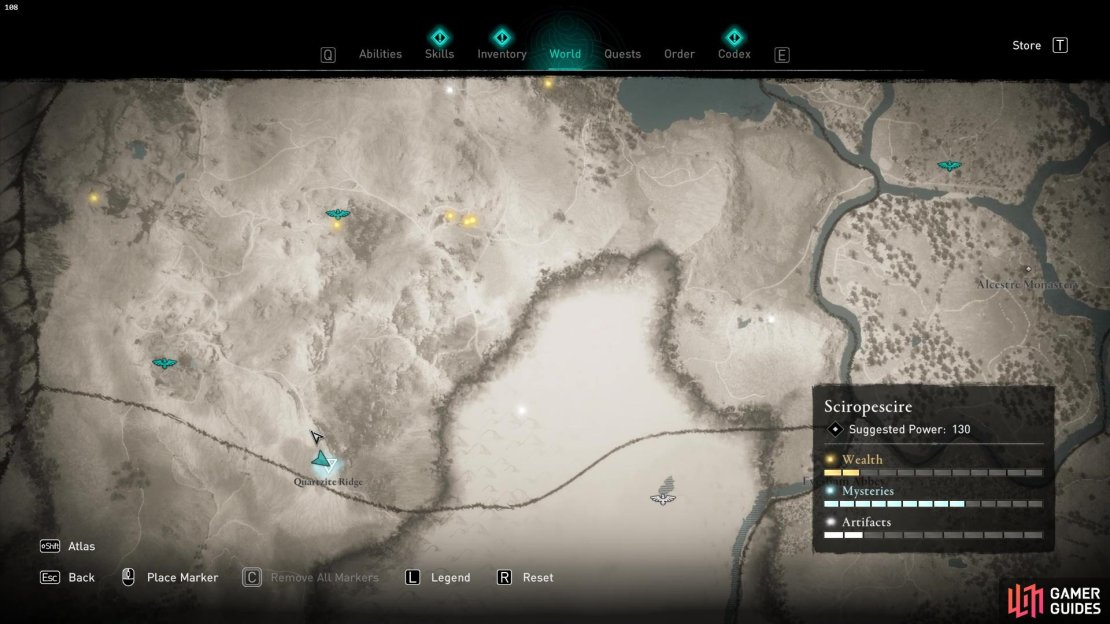 Location: Quartzite Ridge Anomaly mystery.