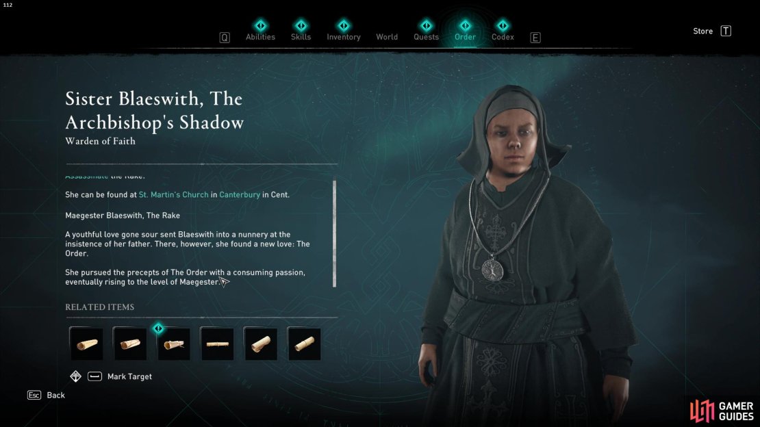 The Rake is identified once you&rsquo;ve obtained all six clues from the other Wardens of Faith.