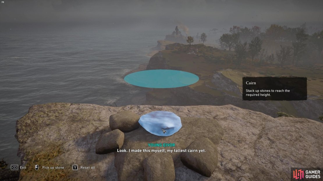First, you want to find the largest, flattest rock to act as the base of your stack. 