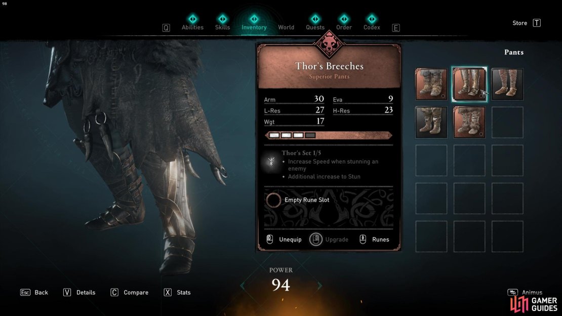 When you defeat Goneril, you&rsquo;ll be rewarded with Thor&rsquo;s Breeches.