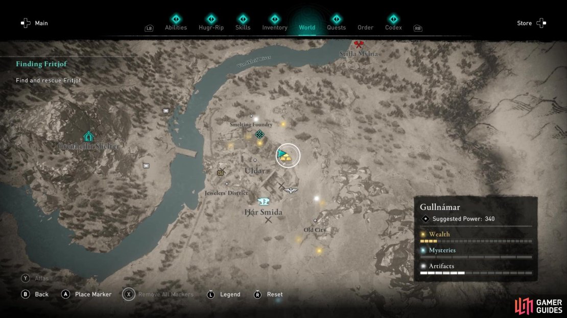 A Platinum Ingot can be found in a building in the eastern region of Uldar