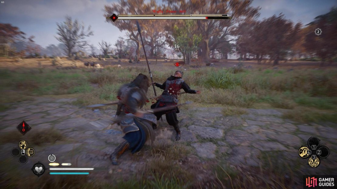 Wuffa wields a spear so you might want to do the same!