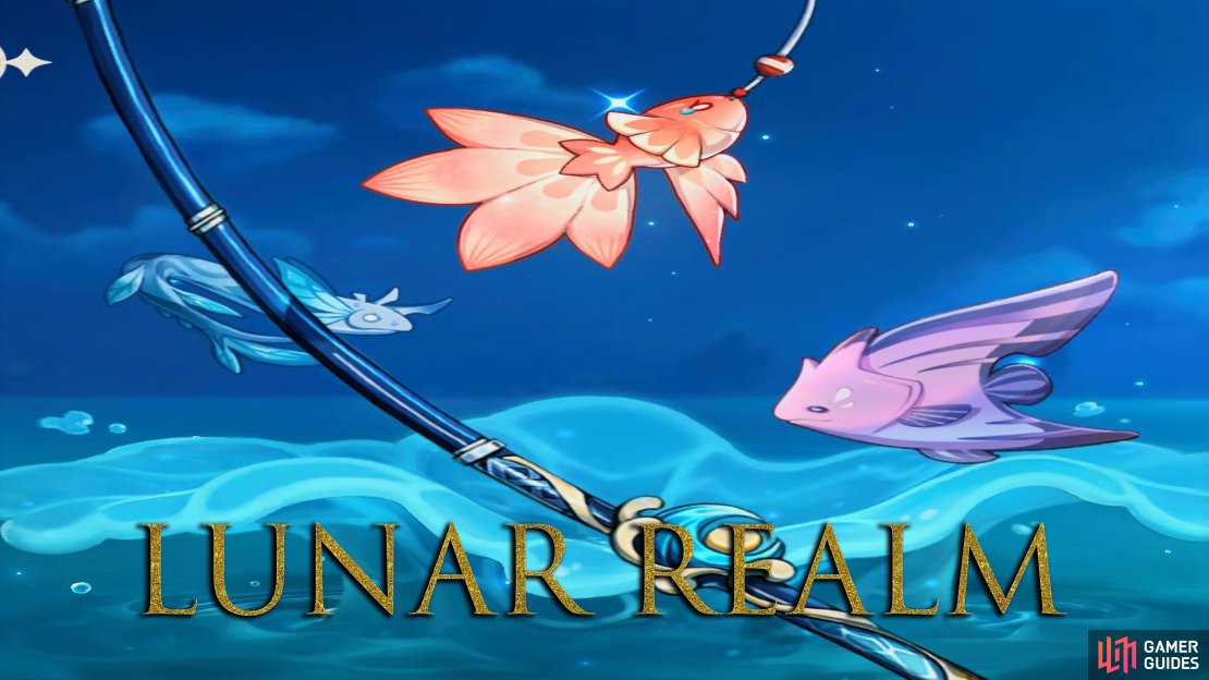 The Lunar Realm is a Fishing Event which rewards the exclusive &ldquo;Moonstringer&rdquo; fishing rod.