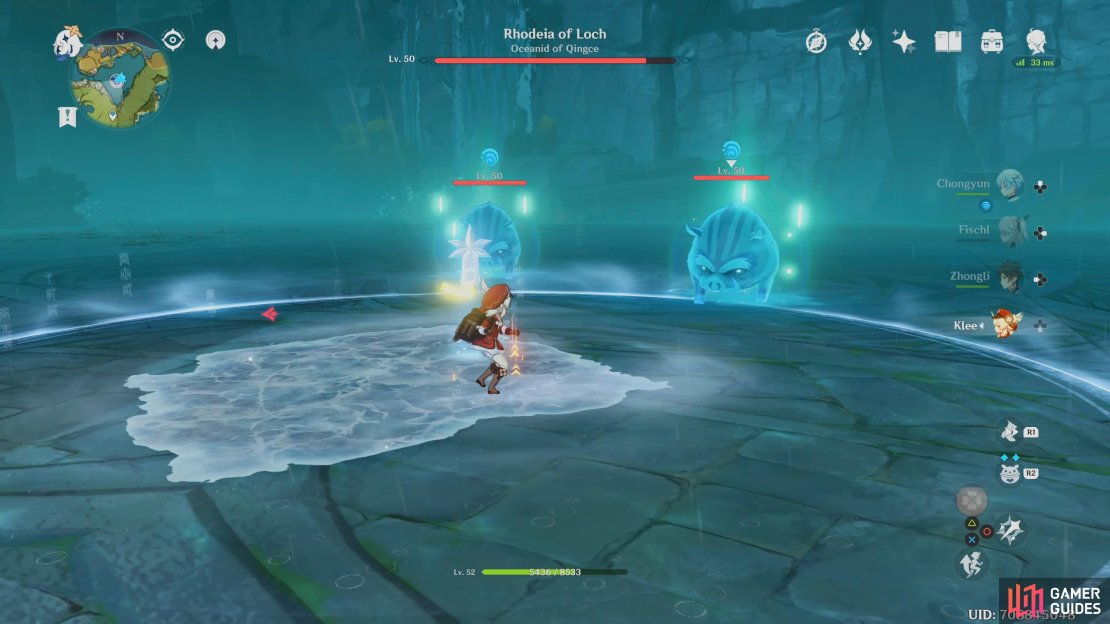 The Boars will charge at you, dodge to side to avoid