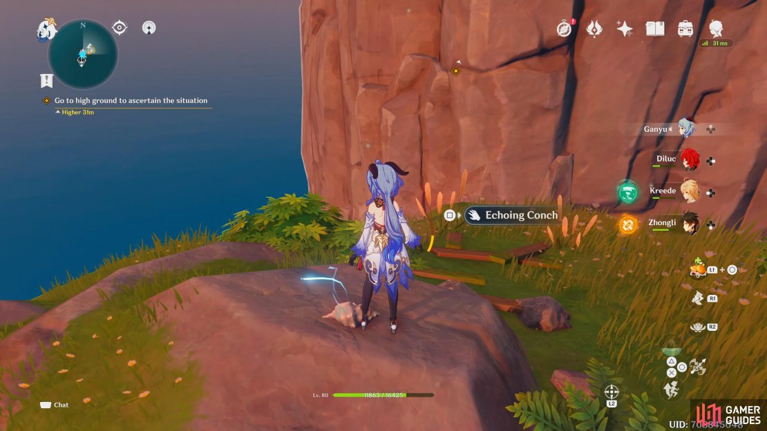 Echoing Tale 1: This can be found southwest of the waypoint on Pudding Isle.