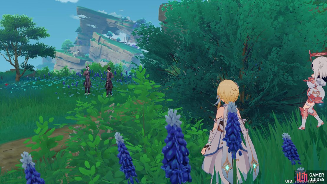Paimon and the Traveler listen in on Ishihara and Takyama&rsquo;s conversation. 