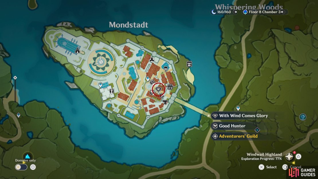 Teleport to Mondstadt, and head over to the Souvenir Shop