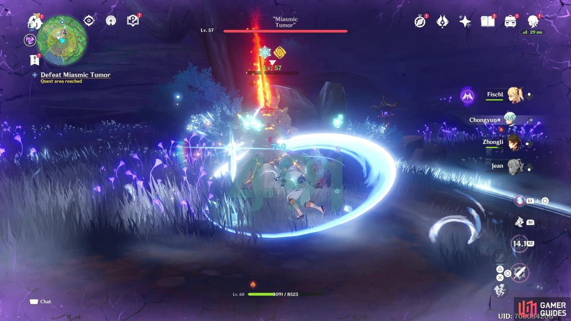 Defeat the mini-boss 