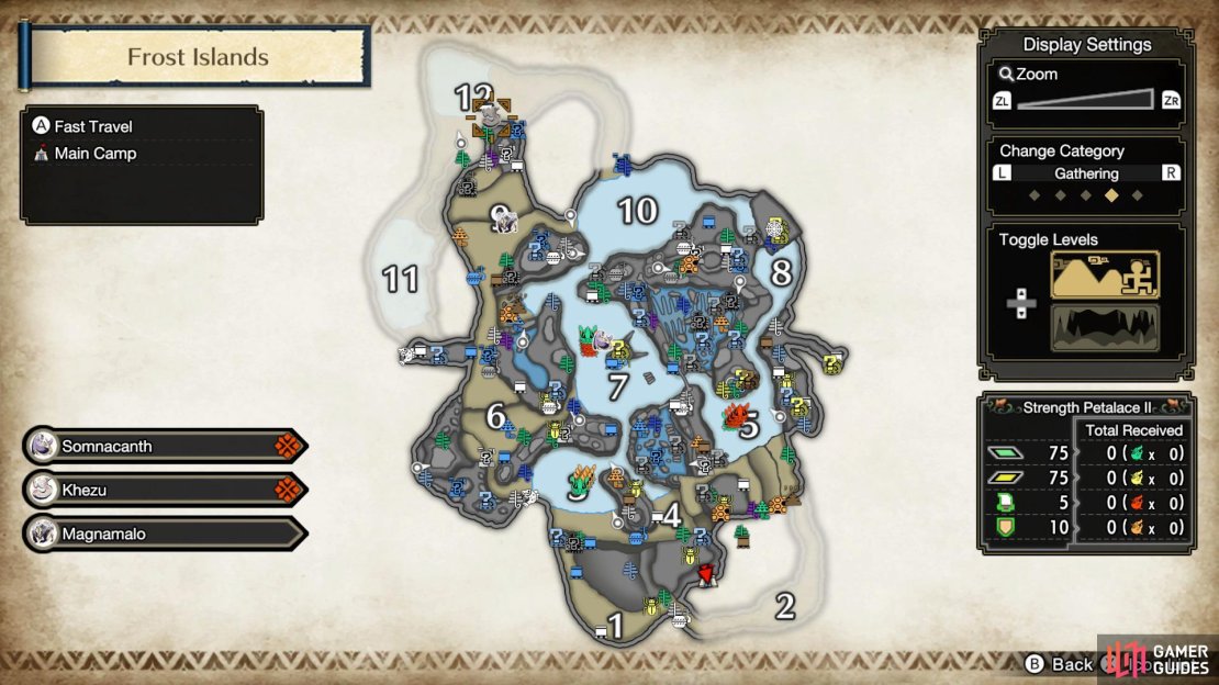 Head to area 7 to find Somnacanth or to Area 12 to find Khezu roaming around. 