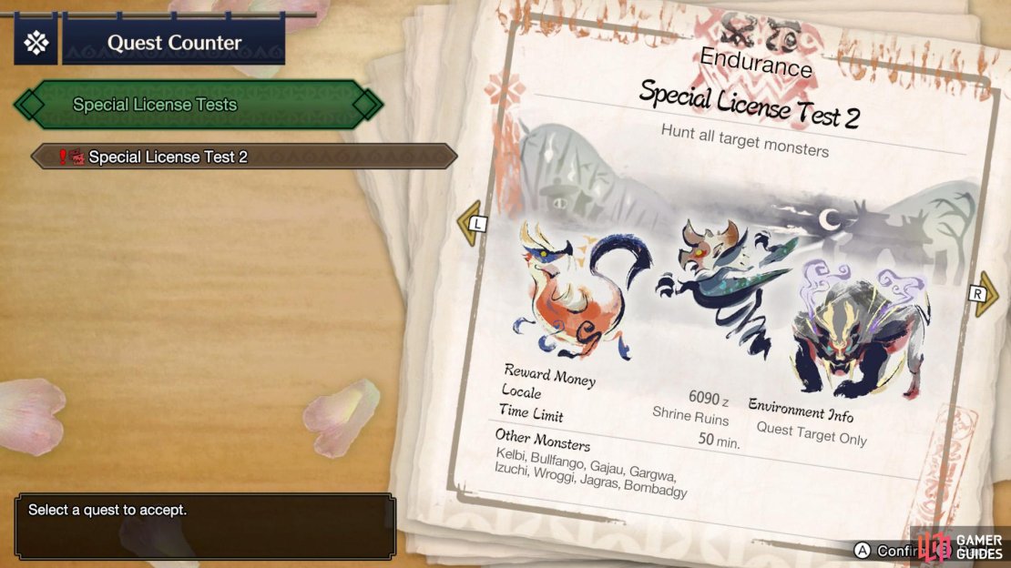 You&rsquo;ll get this quest from Hinoa if you&rsquo;ve cleared three 5-star Village Quests while at Hunter Rank 2.