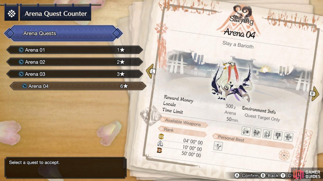 Step 1: Accept the hardest Arena Quest.