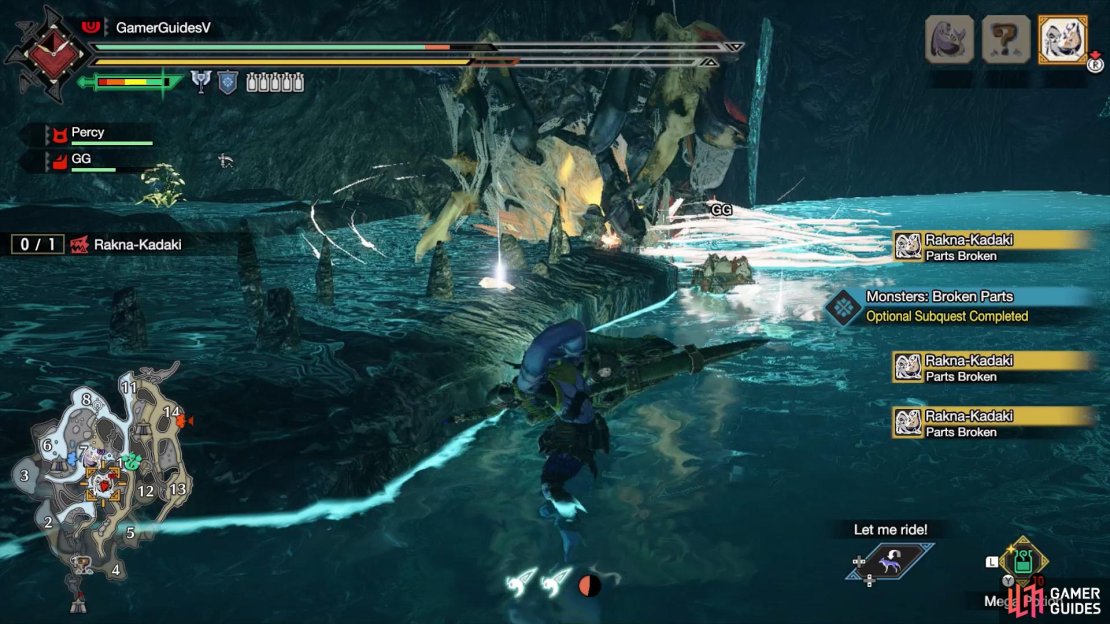 Rakna-Kadaki plants its abdomen on the ground.