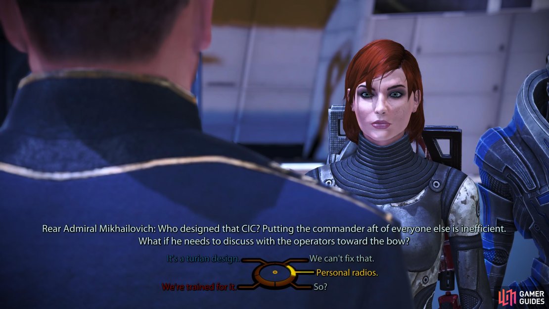 You&rsquo;ll get several Charm and Intimidate options for his questions