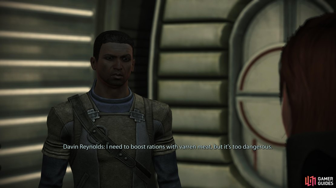 You&rsquo;ll find Davin Reynolds in the freighter at Zhu&rsquo;s Hope.
