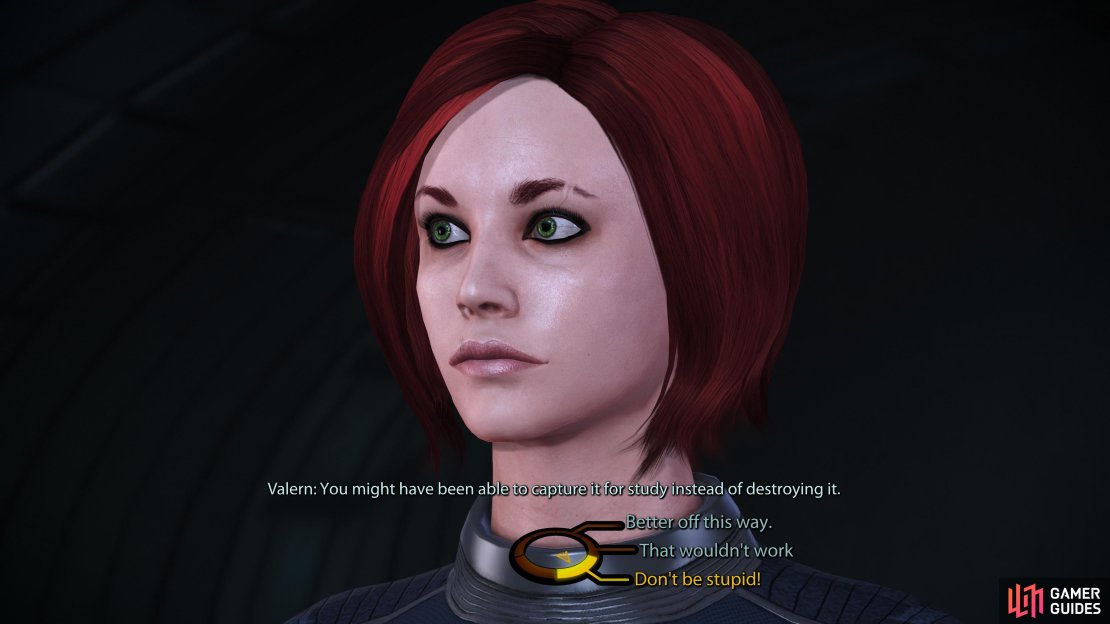 You&rsquo;ll be able to score some Paragon/Renegade points by talking to the Council.