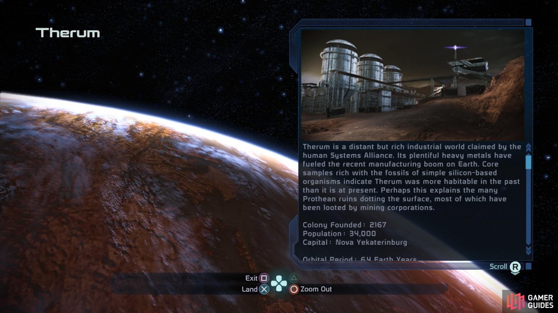 In the Knossos system you&rsquo;ll find Therum, where one of the core missions is located.