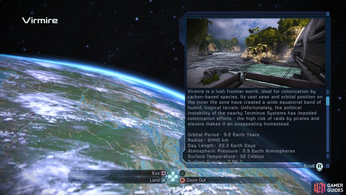After completing two of the first three core missions, you&rsquo;ll be given the mission on Virmire.