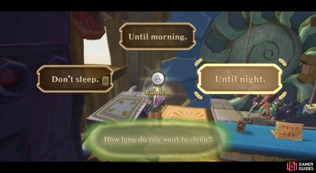 Sleep on board Beedle&rsquo;s Airshop until night.