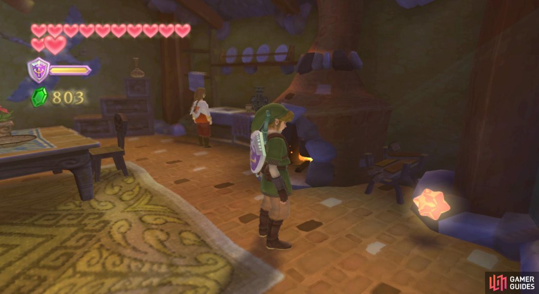 6: Inside Orielle and Parrow&rsquo;s house. At the base of the raised land where the Bazaar is, towards the southwest