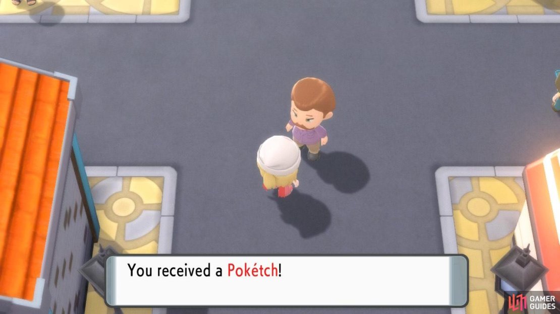 The man will give you a Pok&eacute;tch only after you&rsquo;ve spoken to all of the clowns.