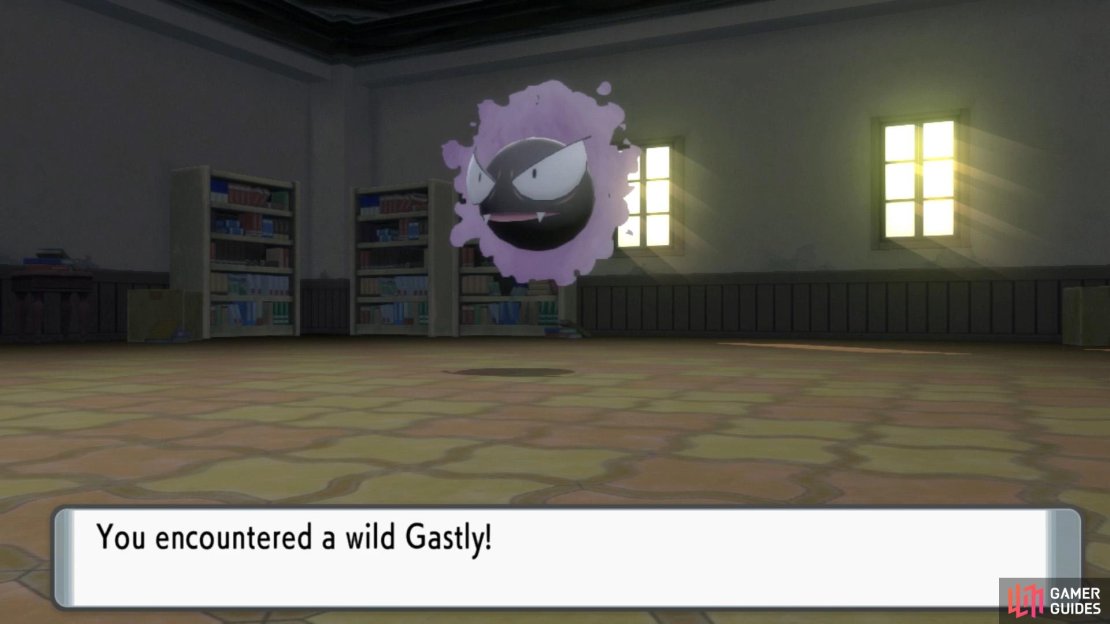 There&rsquo;s nothing but Gastly to be found.