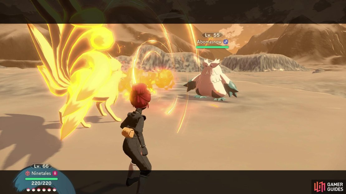 Use a Fire-type Pok&eacute;mon to do extra damage!