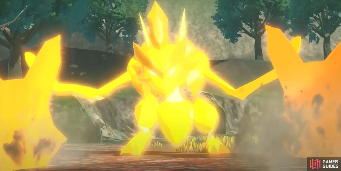 Frenzied Pok&eacute;mon are golden and angry!