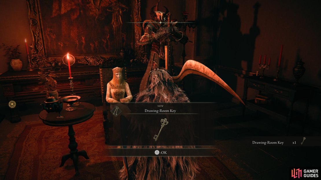 Agree to join the Volcano Manor to obtain this key