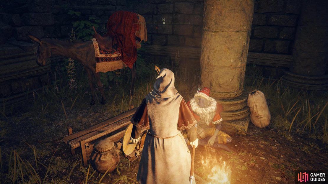 Merchant Kal&eacute; will be one of the first friendly faces you run into.