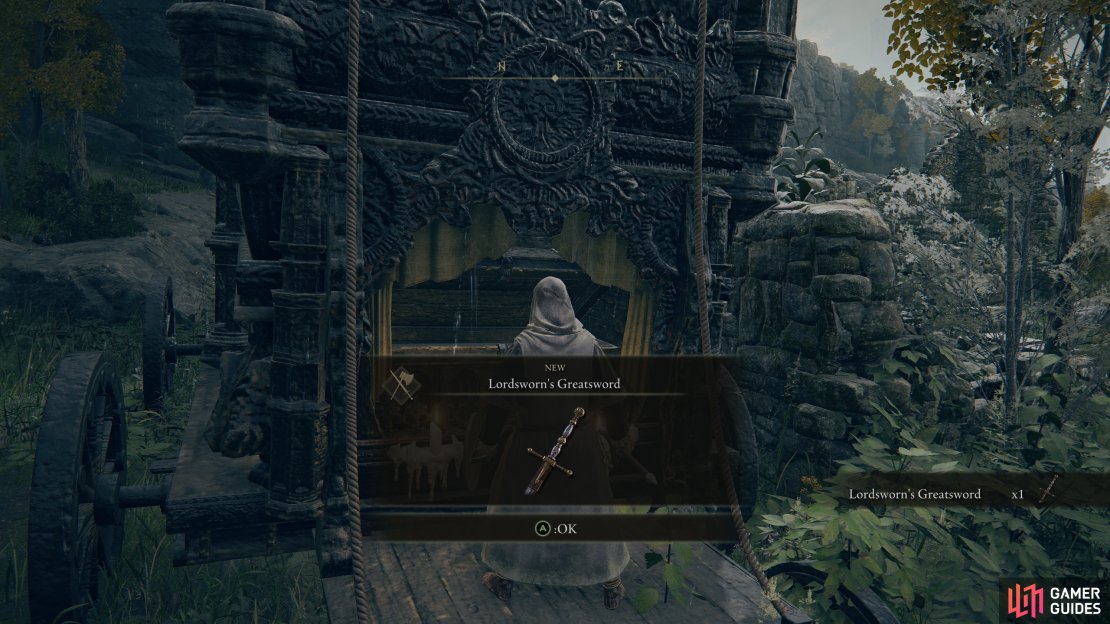 Lordsworn&rsquo;s Greatsword Location