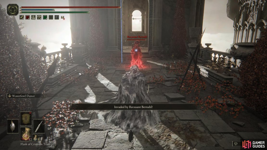 Bernahl will invade you in Crumbling Farum Azula