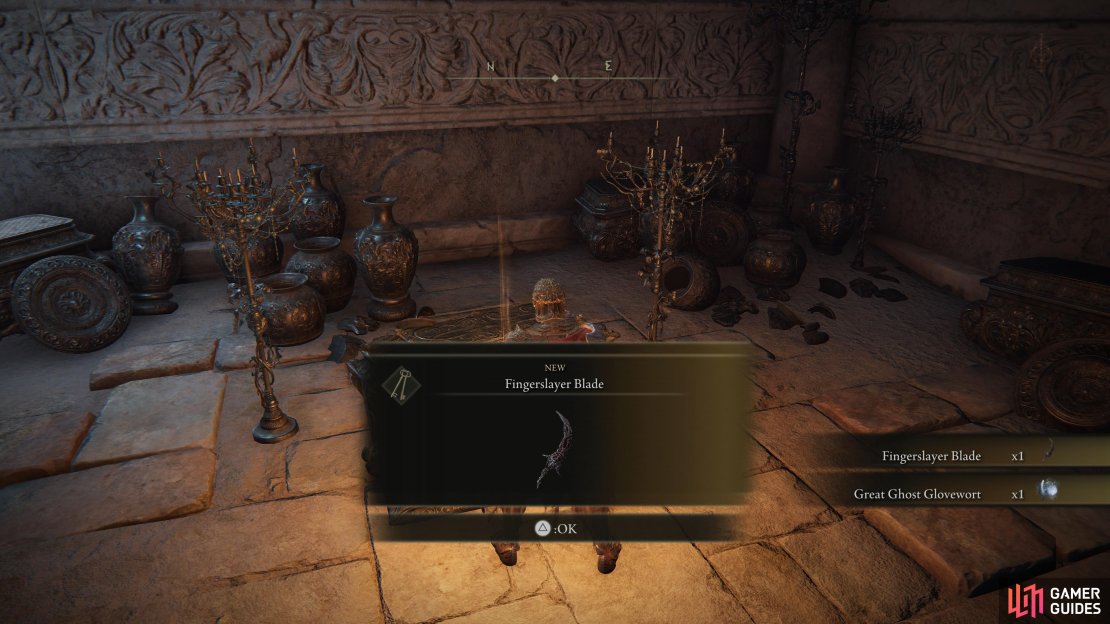 Head through Nokron to obtain the Fingerslayer Blade