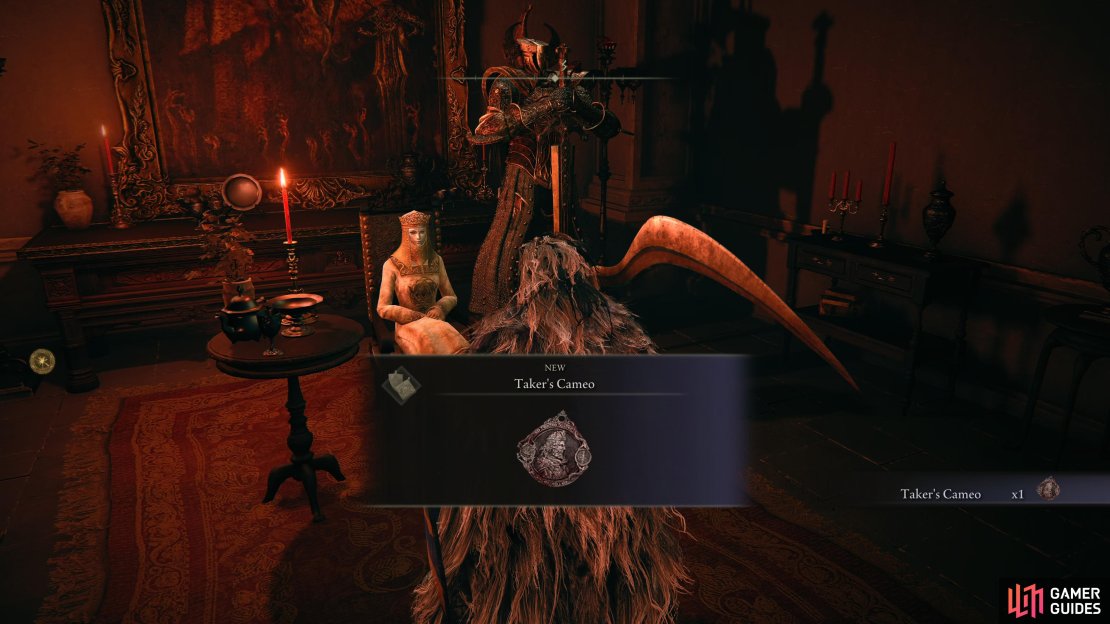 Return to Tanith after completing the final contract to obtain this Talisman