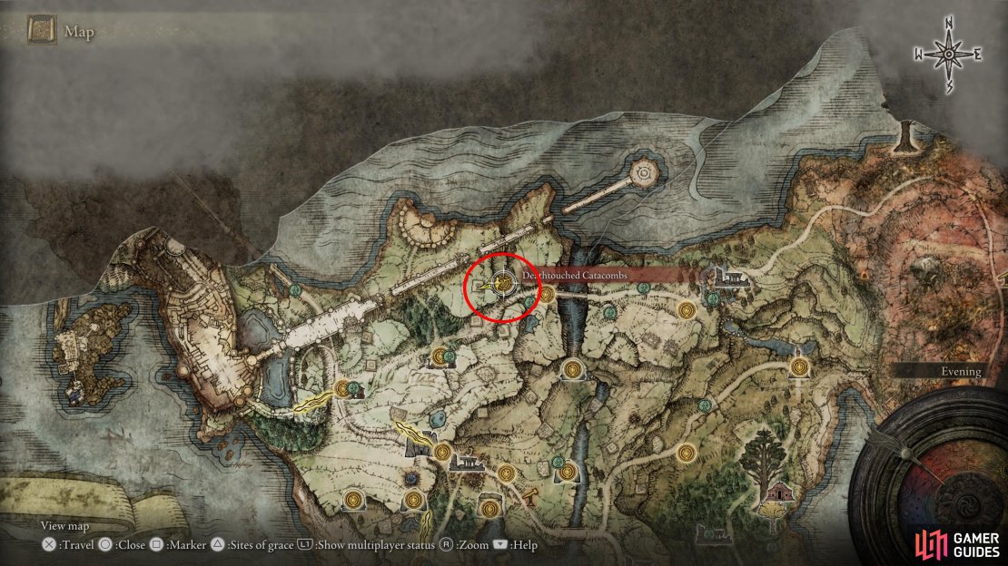 You&rsquo;ll find the Black Knife Assassin in the Deathtouched Catacombs.