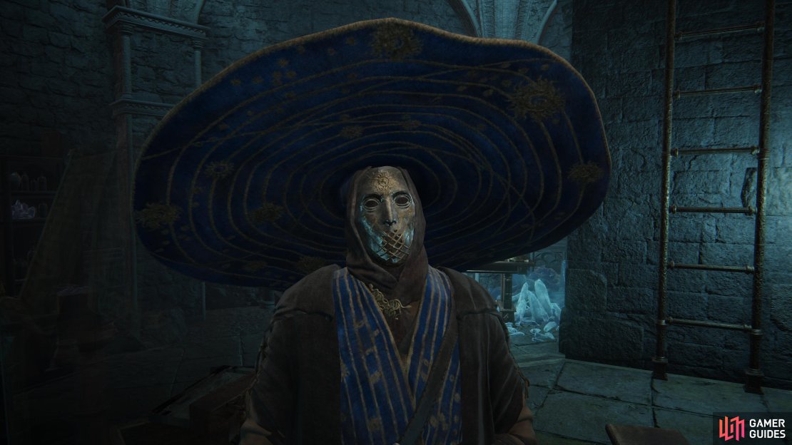 Preceptor Seluvis can be found in Liurnia.