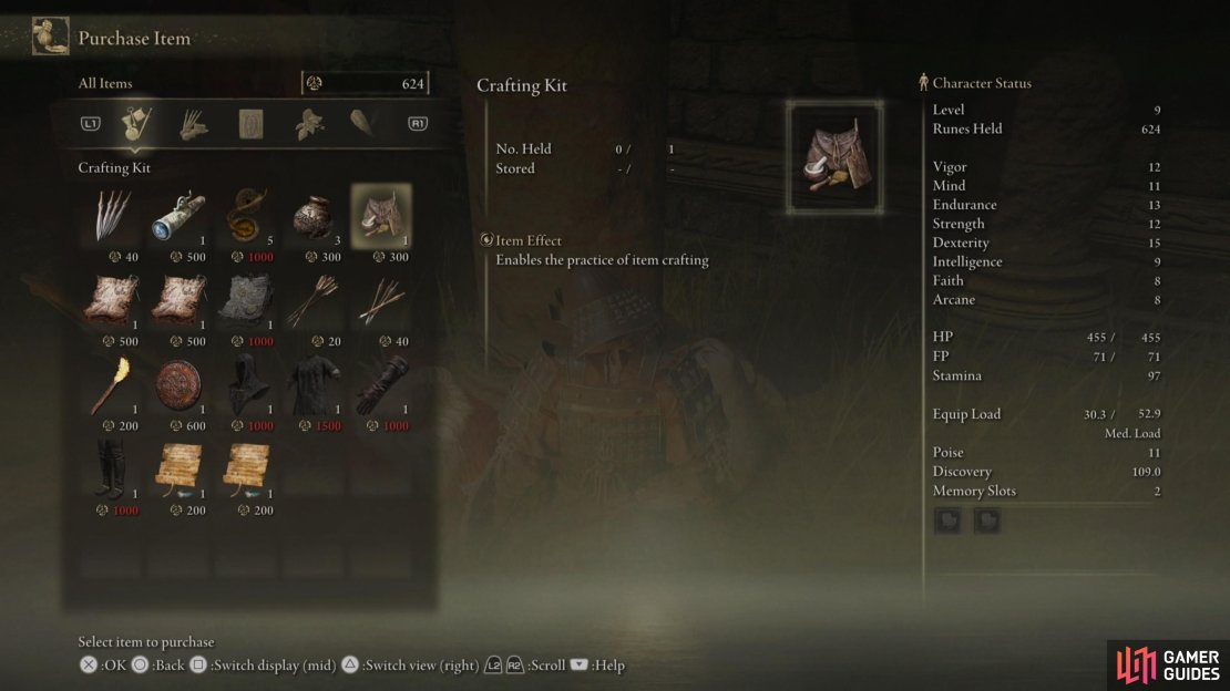 Don&rsquo;t miss out on purchasing the Crafting Kit.
